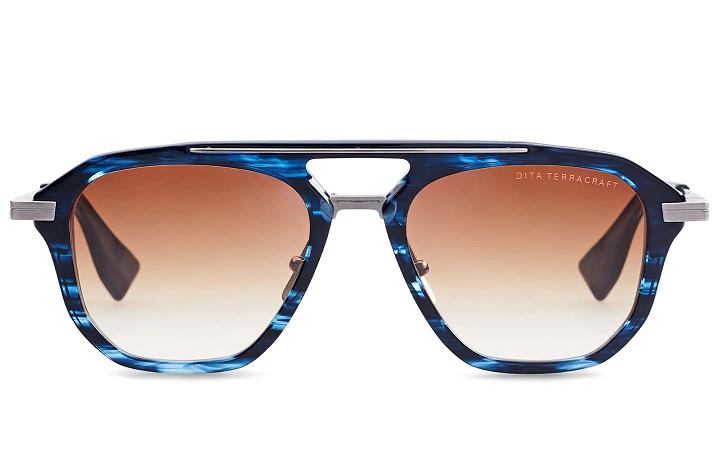 Dita Women's Terracraft Sunglasses Blue Sliver FEW093685 USA